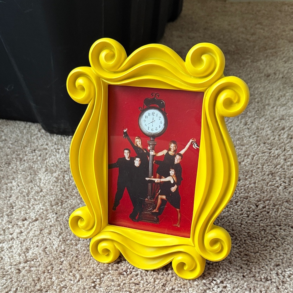 Bright Yellow Decorative Friends Photo Frame - Picture 2 of 7